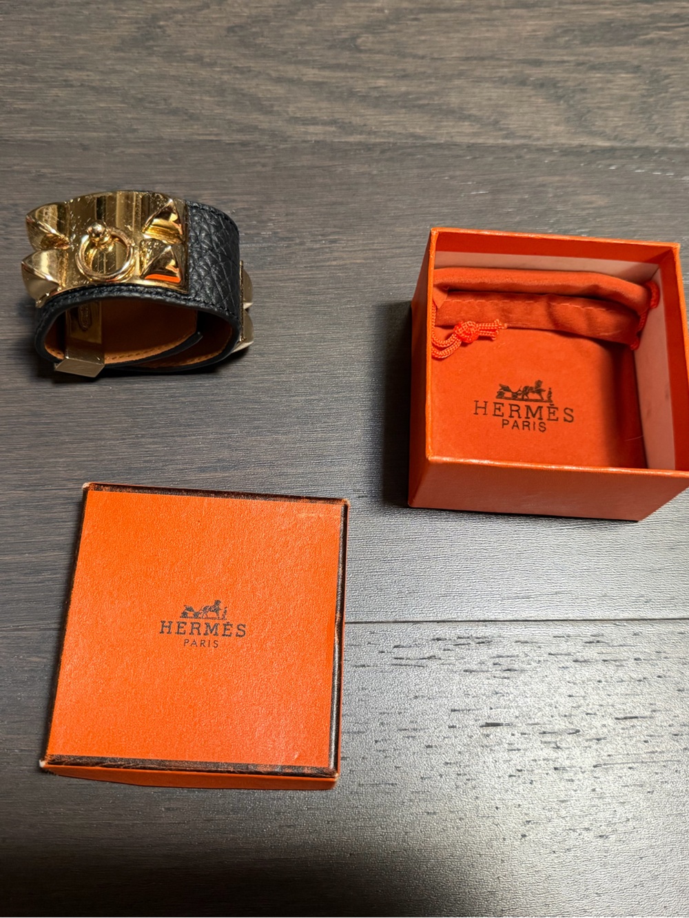 HERMES Collier de Chien Vintage Bracelet